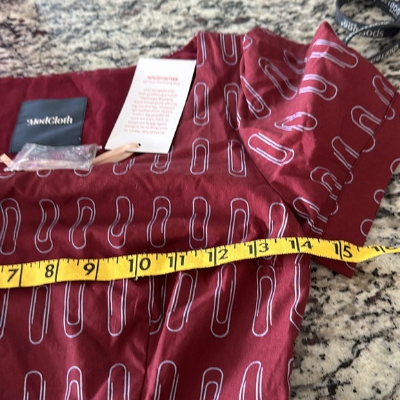 NWT Modcloth What's The Scoop A-Line Paper Clip Dress SIZE XXS e30 - Picture 8 of 10